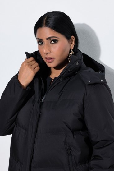 Ulla Popken SYMPATEX Triple Function Coat Black - Casacos - Casacos de Mulher em Tamanhos Grandes