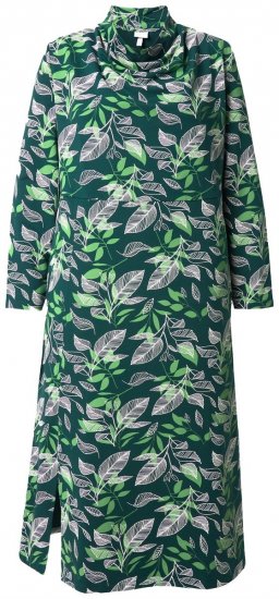 Ulla Popken 843496 Vestido de sweat estampado Coral - Vestidos de moletom - 