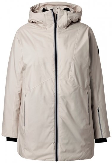 Ulla Popken 844034 Casaco técnico Champanhe - Jaquetas - Casacos plus size para mulher