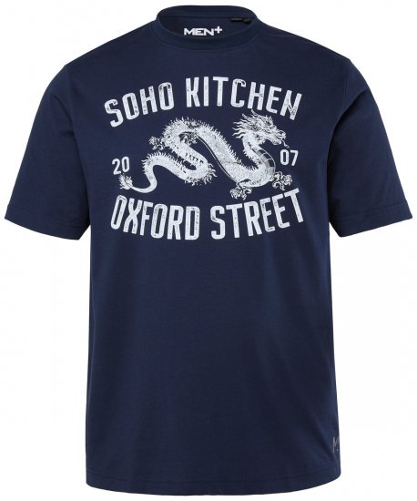 Men+ 298 T-shirt Soho Kitchen Azul-marinho - T-shirts - T-shirts Homem Tamanhos Grandes