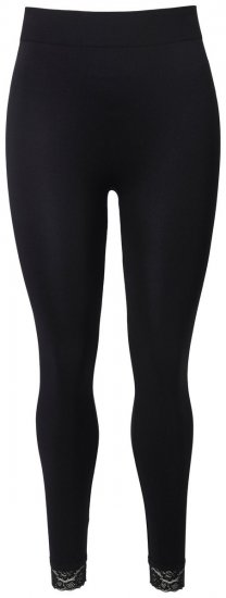 Ulla Popken 844563 Leggings de meia Preto - Collants & meias - 