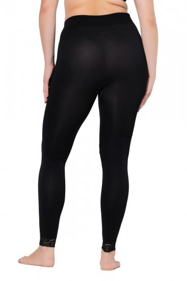 Ulla Popken 844563 Leggings de meia Preto - Collants & meias - 