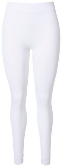Ulla Popken 844563 Leggings de meia com renda Branco - Collants & meias - 