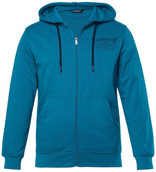 Men+ 973 Casaco com capuz Competition Azul acinzentado - Sweatshirts & hoodies - Sweatshirt & Camisolas com Capuz tamanhos grandes