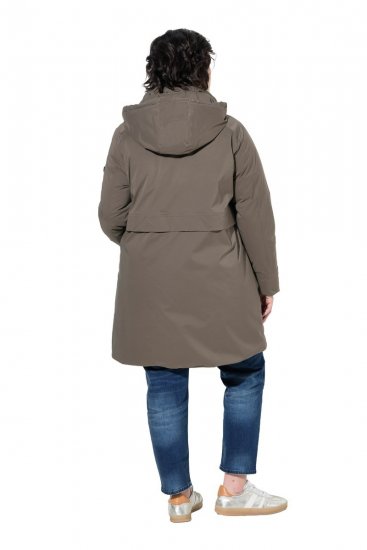 Ulla Popken 845111 Parka Verde escuro - Casacos - Casacos de Mulher em Tamanhos Grandes