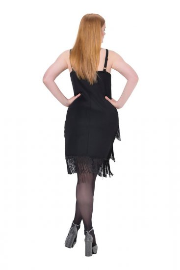 Ulla Popken 845152 Vestido sem mangas Preto - Vestidos de noite - Vestidos de festa em tamanhos grandes