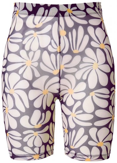 Ulla Popken 845285 Calções anti-fricção florais Preto - Calções anti-fricção - 