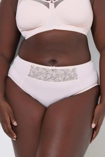 Ulla Popken 845511 Cuecas com renda Rosa - Cuecas - 