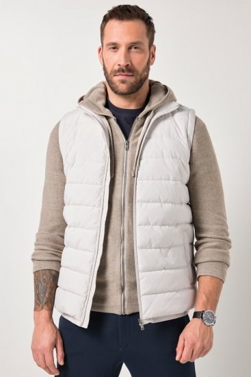 JP1880 846034 Colete outdoor Bege acinzentado - Casacos - Casacos Homem Tamanhos Grandes