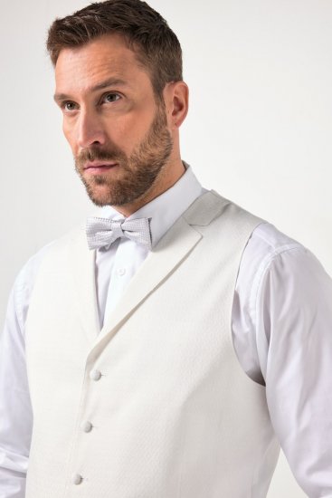 JP1880 846048 Colete de casamento Branco sujo - Fatos - Fatos de Homem Tamanhos Grandes