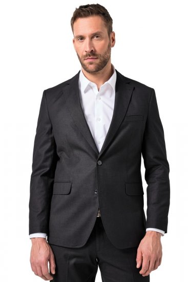 JP1880 Korsika Blazer com aspeto de linho Preto - Fatos - Fatos de Homem Tamanhos Grandes