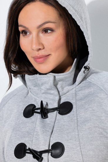 Ulla Popken 846744 Casaco softshell Cinzento mesclado - Jaquetas - Casacos plus size para mulher