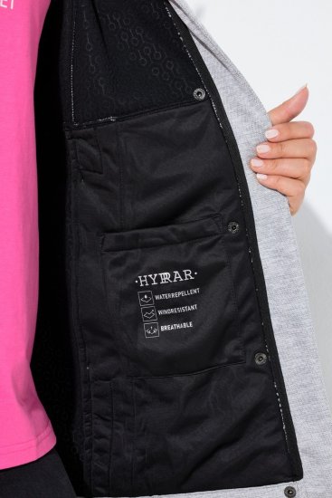 Ulla Popken 846744 Casaco softshell Cinzento mesclado - Jaquetas - Casacos plus size para mulher