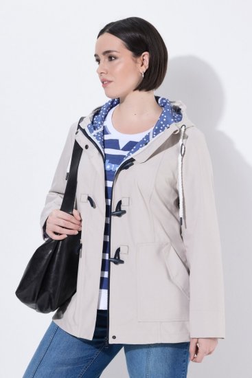 Ulla Popken 846853 Casaco softshell Champanhe - Jaquetas - Casacos plus size para mulher