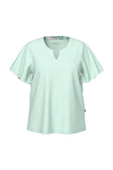Ulla Popken 846971 Pijama com padrão Verde claro - Pijamas/Loungewear - 