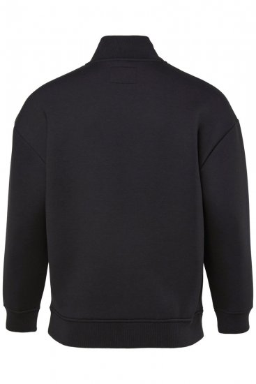 STHUGE 847083 Casaco varsity em tecido scuba Preto - Casacos - Casacos Homem Tamanhos Grandes