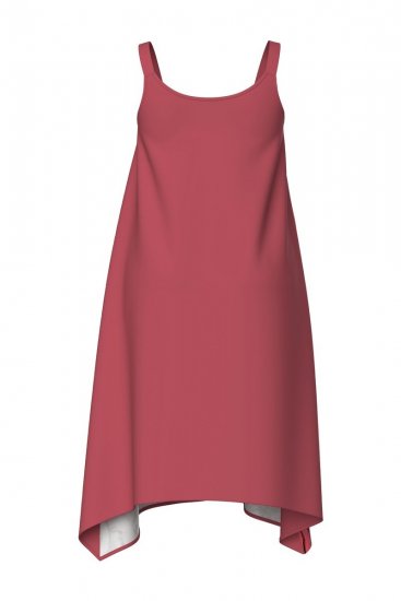 Ulla Popken 847481 Vestido estampado Vermelho - Vestidos mini - Vestidos Curtos Plus Size