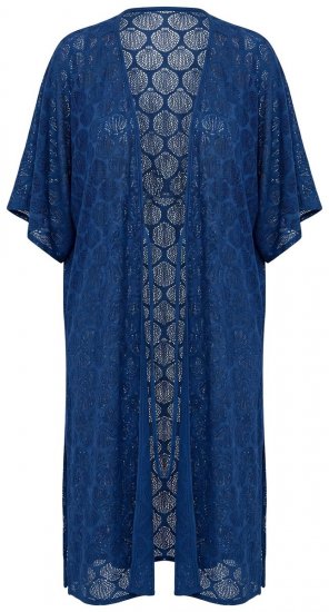 Ulla Popken 847654 Vestido estampado Azul-marinho - Cafetãs - 