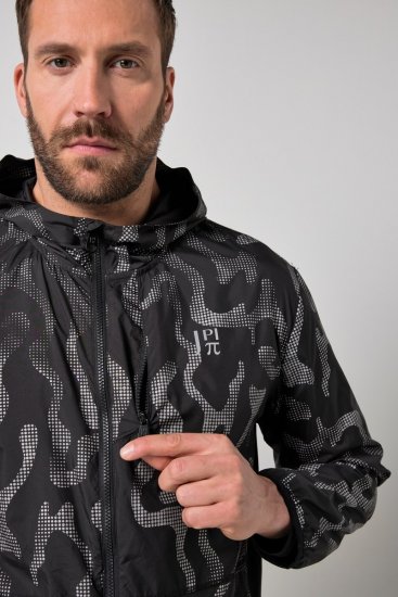 Jay-Pi 847852 Casaco outdoor ultraleve com estampado refletor Preto - Casacos - Casacos Homem Tamanhos Grandes