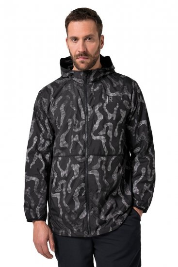 Jay-Pi 847852 Casaco outdoor ultraleve com estampado refletor Preto - Casacos - Casacos Homem Tamanhos Grandes