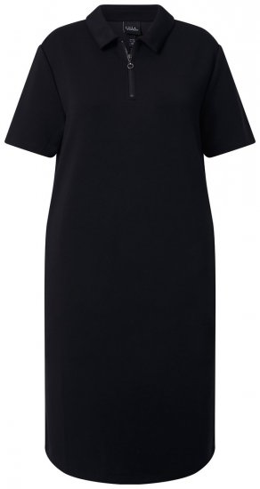 Ulla Popken 848105 Vestido de sweat Preto - Vestidos - Vestidos para todos os tamanhos
