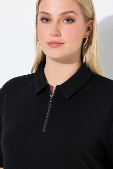 Ulla Popken 848105 Vestido de sweat Preto - Vestidos - Vestidos para todos os tamanhos