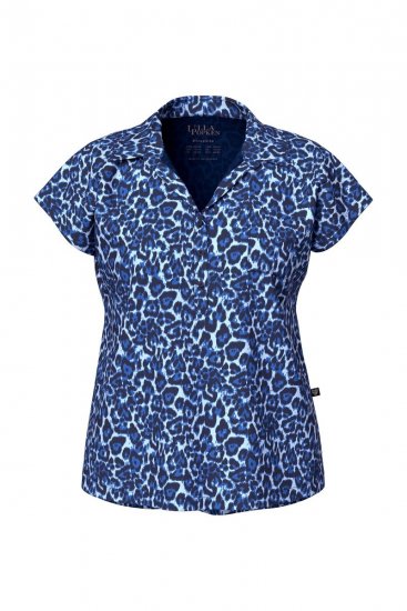 Ulla Popken 849144 Pijama com padrão animal Azul-marinho - Pijamas/Loungewear - 