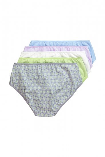 Ulla Popken 849202 Cuecas com padrão pack de 6 Cinzento - Cuecas - 