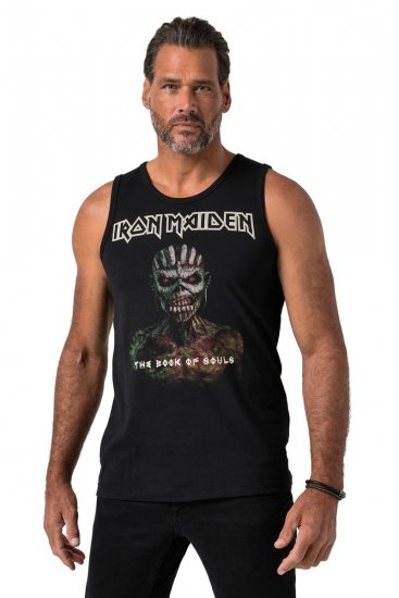 JP1880 849285 Iron Maiden The Book of Souls Camisola de alças Preto - T-shirts de bandas - Camisetas de Bandas em Tamanhos Grandes