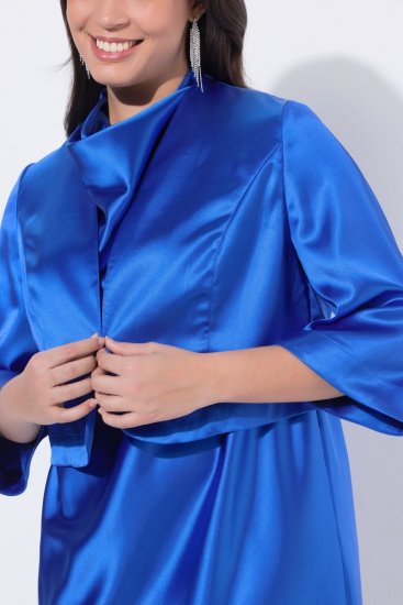Ulla Popken 849457 Bolero Azul real - Ulla Popken - Roupa Plus-Size Ulla Popken