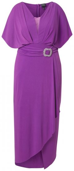 Ulla Popken 849533 Vestido de noite Vermelho baga - Vestidos de noite - Vestidos de festa em tamanhos grandes