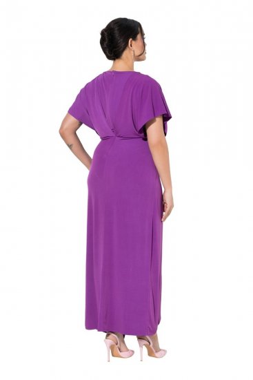 Ulla Popken 849533 Vestido de noite Vermelho baga - Vestidos de noite - Vestidos de festa em tamanhos grandes