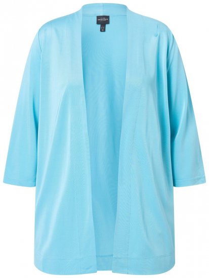 Ulla Popken 849620 Casaco Azul - Jaquetas - Casacos plus size para mulher