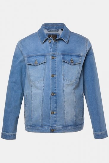 JP1880 849703 Casaco de ganga com muitos bolsos Azul índigo - Casacos - Casacos Homem Tamanhos Grandes