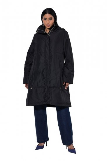Ulla Popken 849908 Casaco de chuva Azul-marinho - Jaquetas - Casacos plus size para mulher
