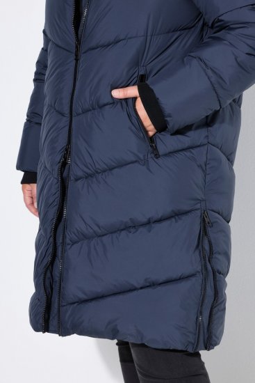 Ulla Popken 850041 Sobretudo acolchoado Azul-marinho - Casacos - Casacos de Mulher em Tamanhos Grandes