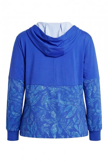 Ulla Popken 850339 Casaco técnico Azul real - Jaquetas - Casacos plus size para mulher