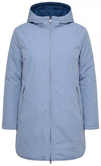 Ulla Popken 850361 Casaco técnico Azul ganga - Jaquetas - Casacos plus size para mulher