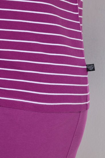 Ulla Popken 850403 Pijama com flores Violeta - Pijamas/Loungewear - 