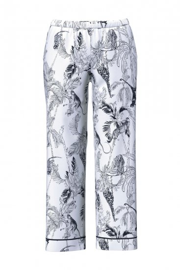 Ulla Popken 850441 Pijama com padrão Branco sujo - Pijamas/Loungewear - 