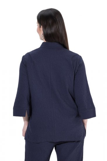 Ulla Popken 850615 Casaco Azul-marinho - Jaquetas - Casacos plus size para mulher