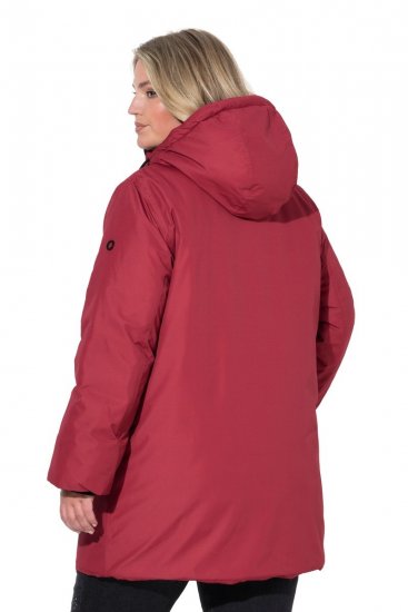 Ulla Popken 850794 Sobretudo técnico Vermelho - Casacos - Casacos de Mulher em Tamanhos Grandes