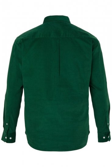 JP1880 850921 Camisa de bombazina de manga comprida Verde floresta TALL - TALL camisas - Camisas TALL para Homens Altos
