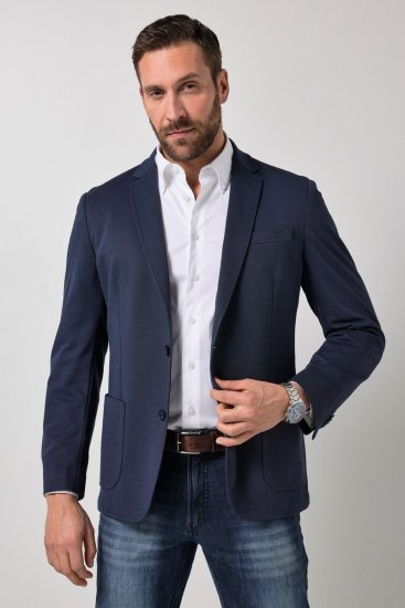 JP1880 851032 Blazer com forro parcial leve Azul-marinho - Fatos - Fatos de Homem Tamanhos Grandes