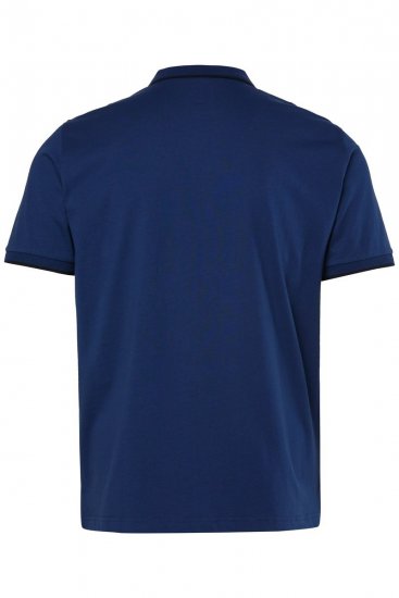 JP1880 851048 Polo com fecho Azul noite TALL - TALL pólos - Polos TALL para Homem Alto