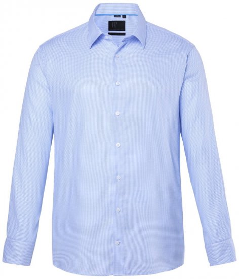 JP1880 851051 Camisa de vestir sem engomar manga comprida Azul claro TALL - TALL camisas - Camisas TALL para Homens Altos