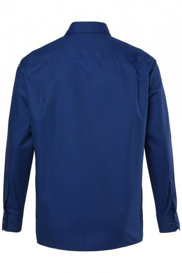 JP1880 851055 Camisa de vestir estampada sem engomar manga comprida Azul-marinho TALL - TALL camisas - Camisas TALL para Homens Altos