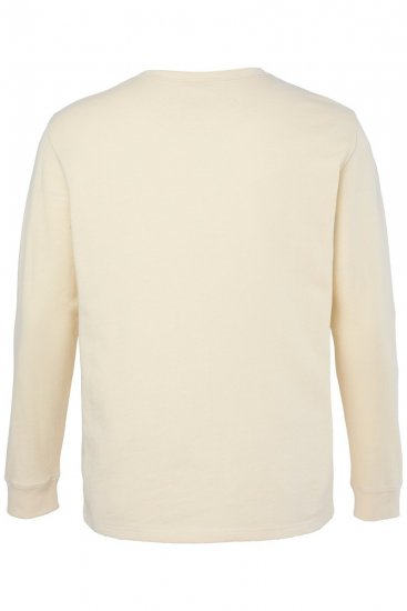 JP1880 851075 T-shirt henley de manga comprida Cinzento areia TALL - TALL T-shirts - T-Shirts para Homens Altos
