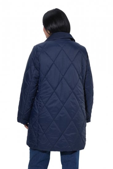 Ulla Popken 851123 Casaco acolchoado Azul-marinho - Jaquetas - Casacos plus size para mulher
