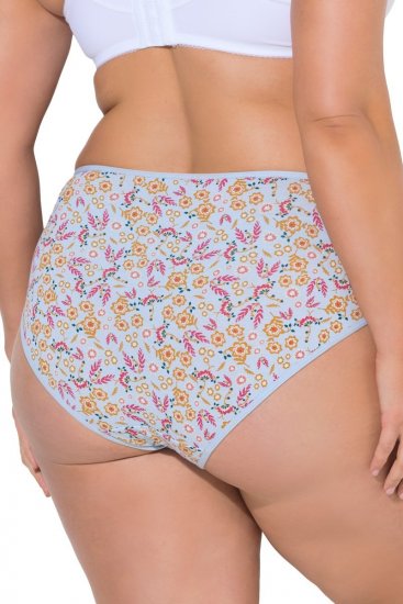 Ulla Popken 851140 Cuecas com flores pack de 5 Rosa - Cuecas - 